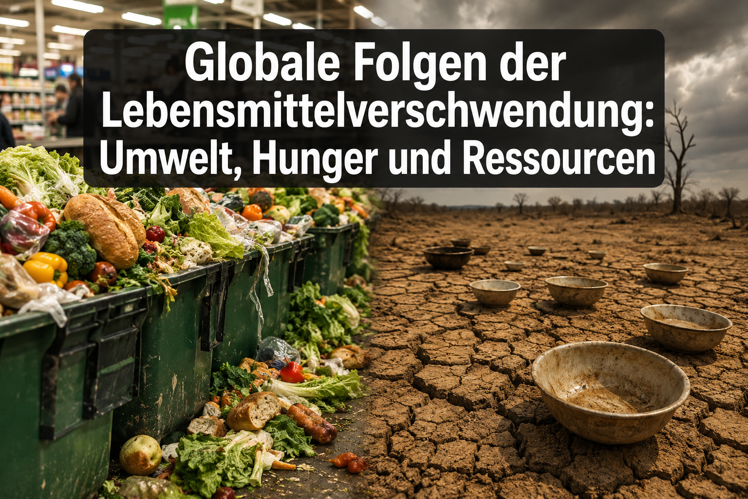 Globale Folgen der Lebensmittelverschwendung: Umwelt, Hunger und Ressourcen