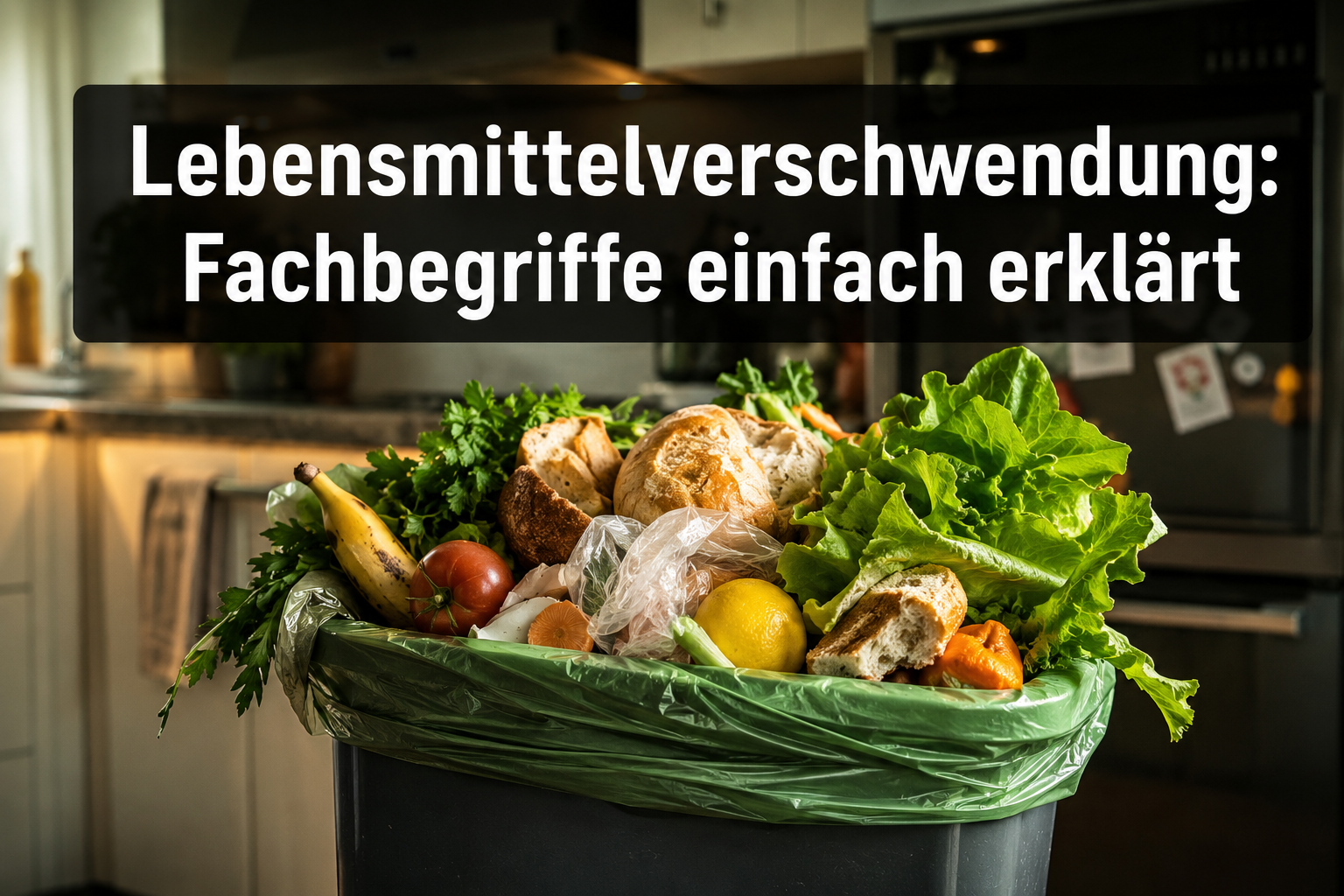 Lebensmittelverschwendung auf Neudeutsch: Fachbegriffe und Definitionen