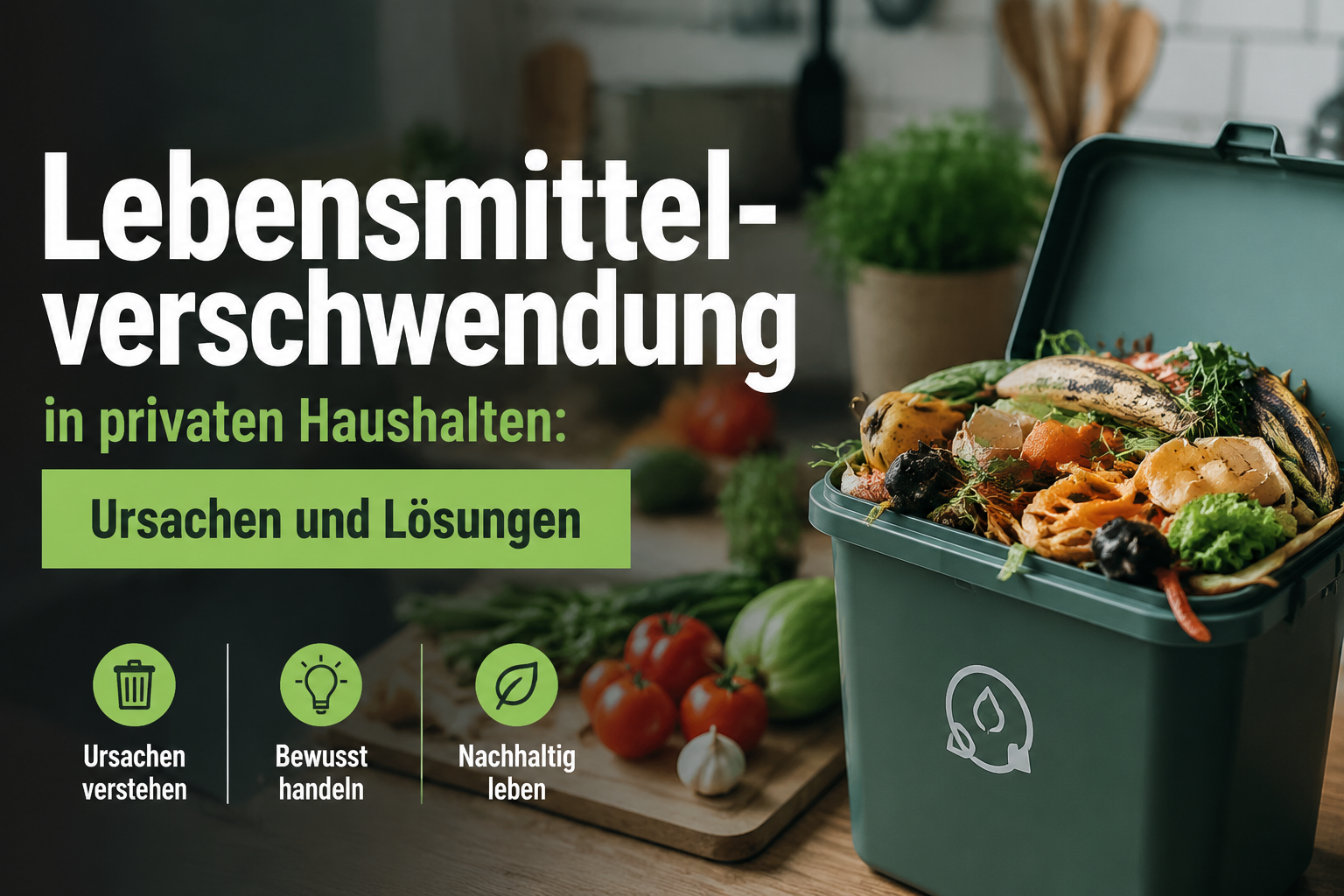 Lebensmittelverschwendung in privaten Haushalten: Ursachen und Lösungen