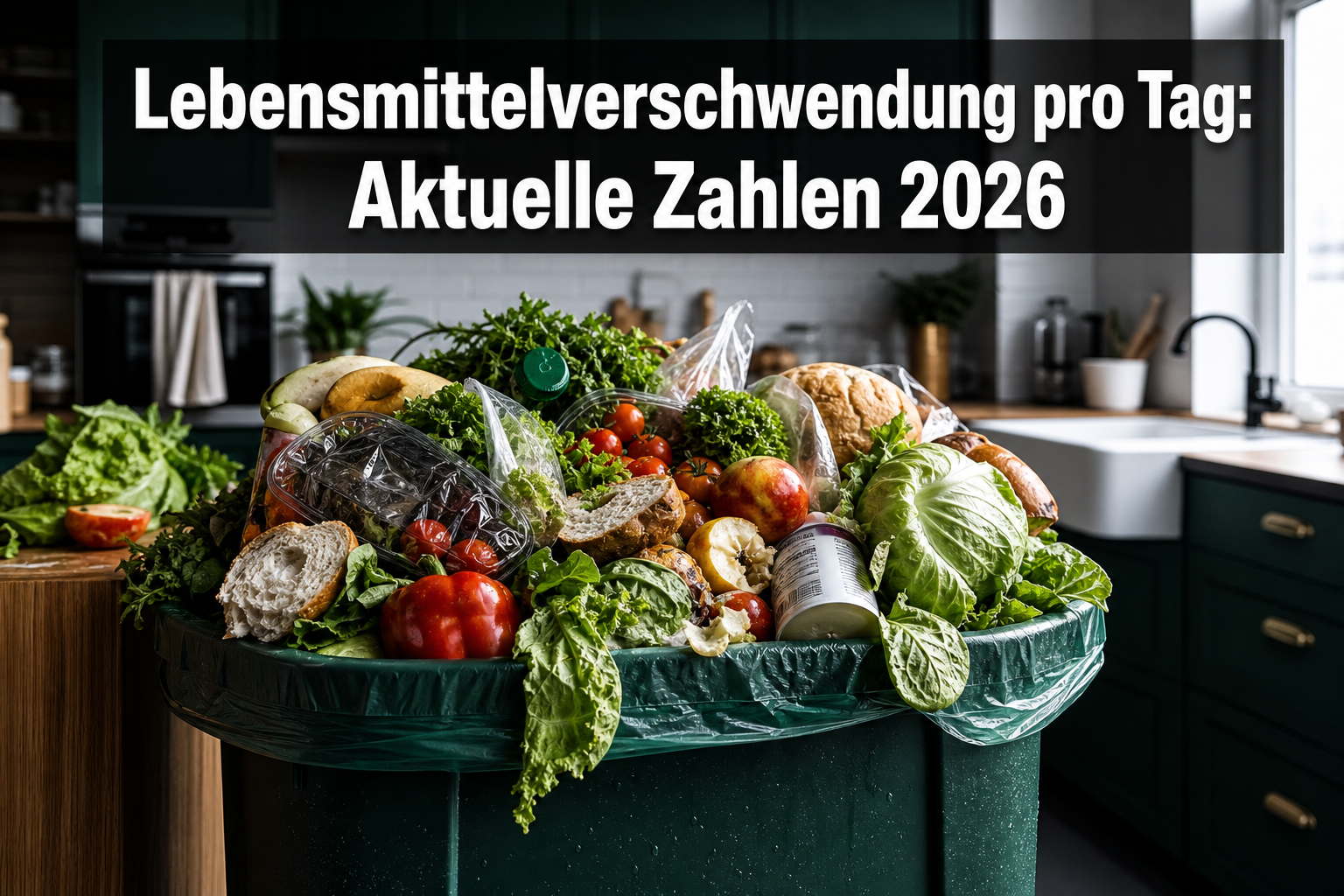 Lebensmittelverschwendung pro Tag: Aktuelle Zahlen und Statistiken 2024