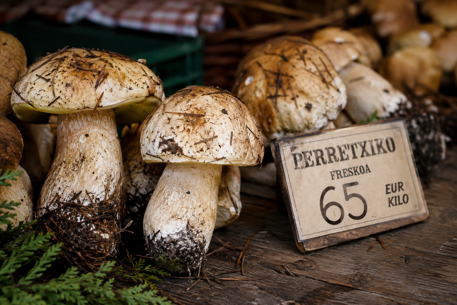Perretxiko: Der baskische Frühlingspilz, der mehr als 60 Euro pro Kilo kostet