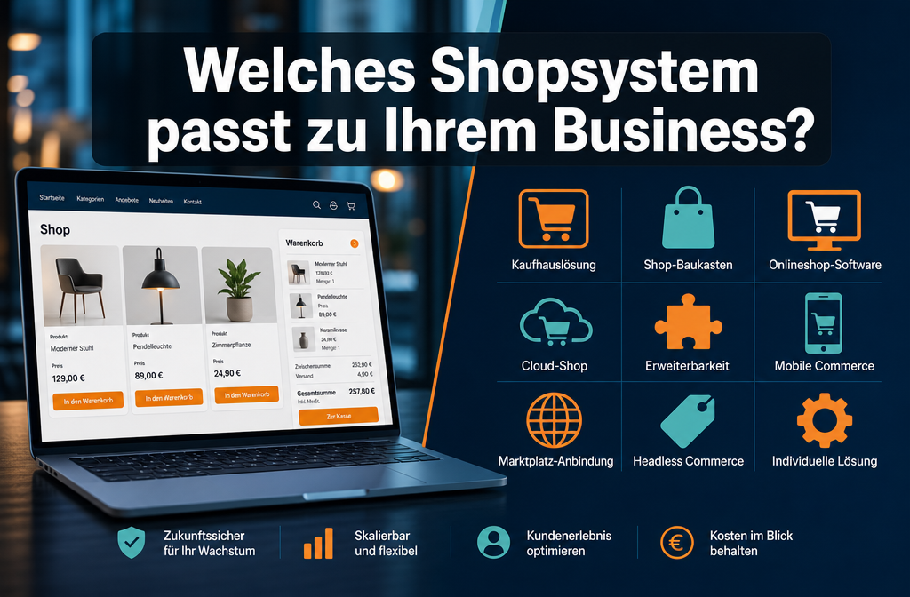 Welches Shopsystem passt zu Ihrem Online-Business? Der Leitfaden für 2026