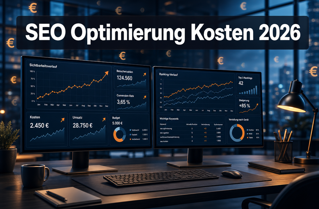SEO Optimierung Kosten 2026: Was Sie wirklich zahlen und was Sie dafür bekommen