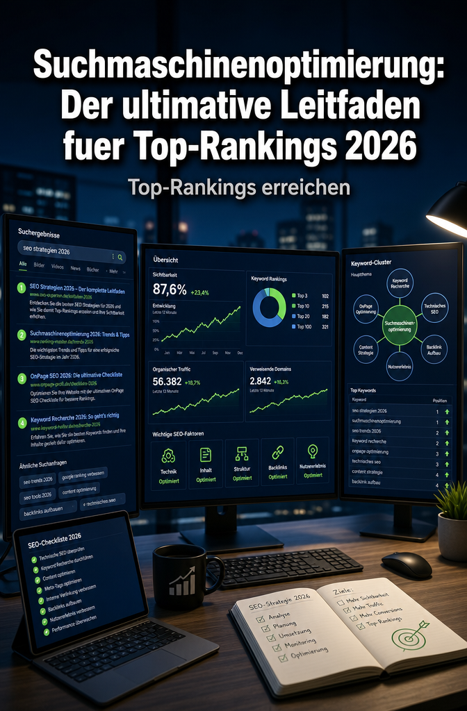 Suchmaschinenoptimierung: Der ultimative Leitfaden für Top-Rankings 2024