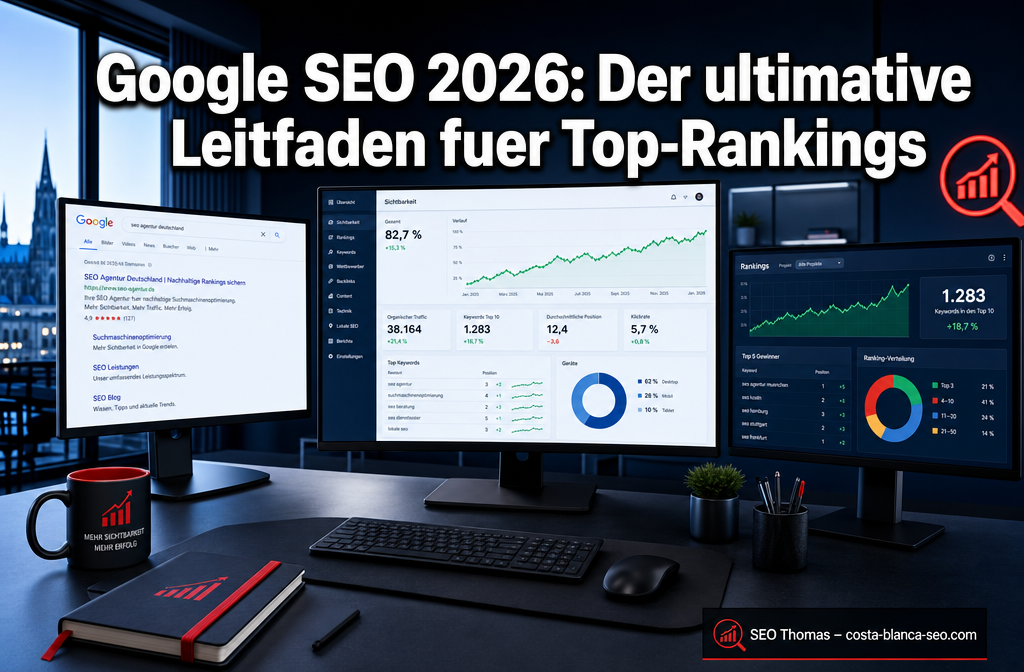Google SEO 2026: Der ultimative Leitfaden für Top-Rankings
