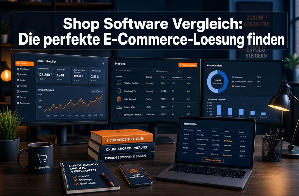 Shop Software Vergleich: Finden Sie die perfekte E-Commerce-Lösung