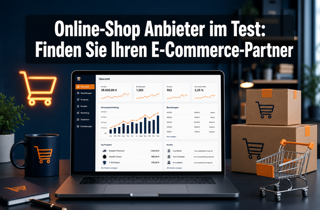 Online-Shop Anbieter im Test: Finden Sie Ihren E-Commerce-Partner