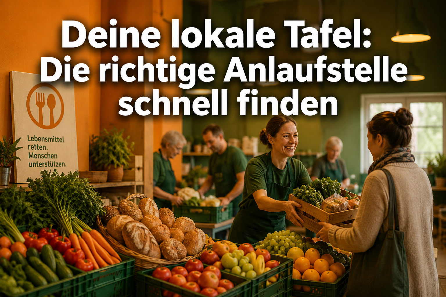 Deine lokale Tafel: Schnell und einfach die richtige Anlaufstelle finden