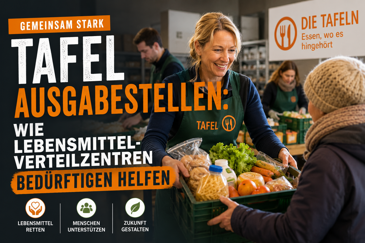Tafel Ausgabestellen: Wie Lebensmittel-Verteilzentren Bedürftigen helfen
