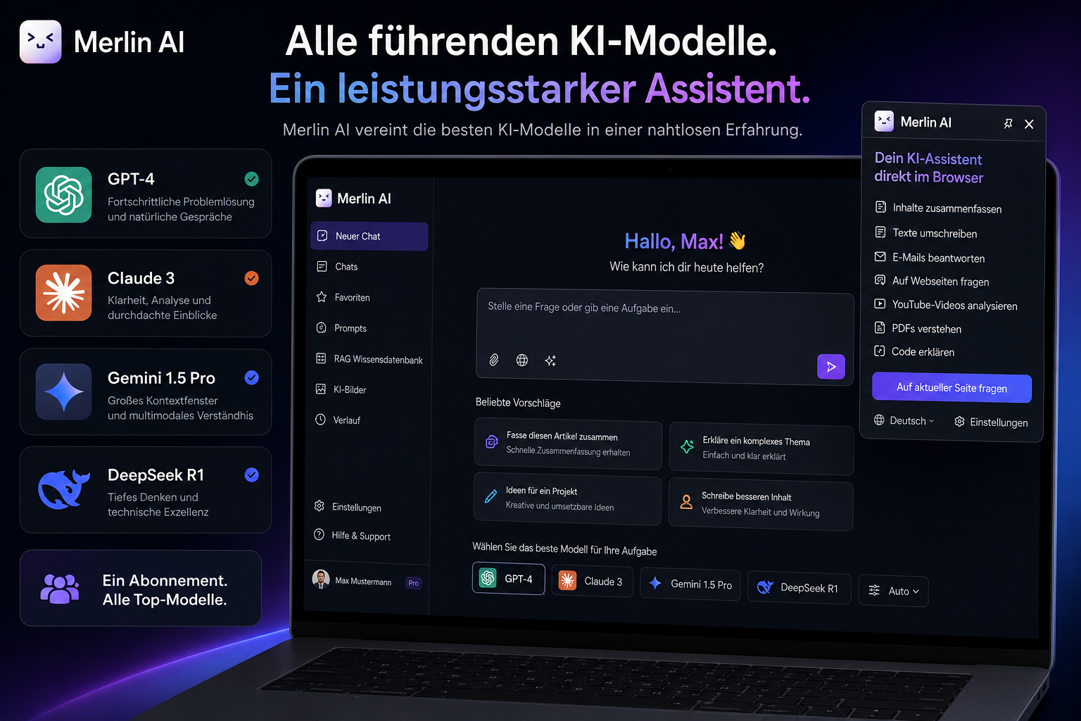 Merlin AI im Test: Multi-LLM KI-Assistent in der Praxis