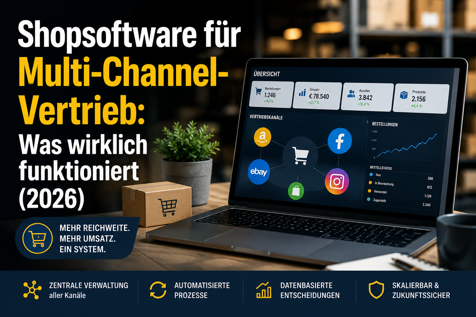 Shopsoftware für Multi-Channel-Vertrieb: Was wirklich funktioniert (2026)