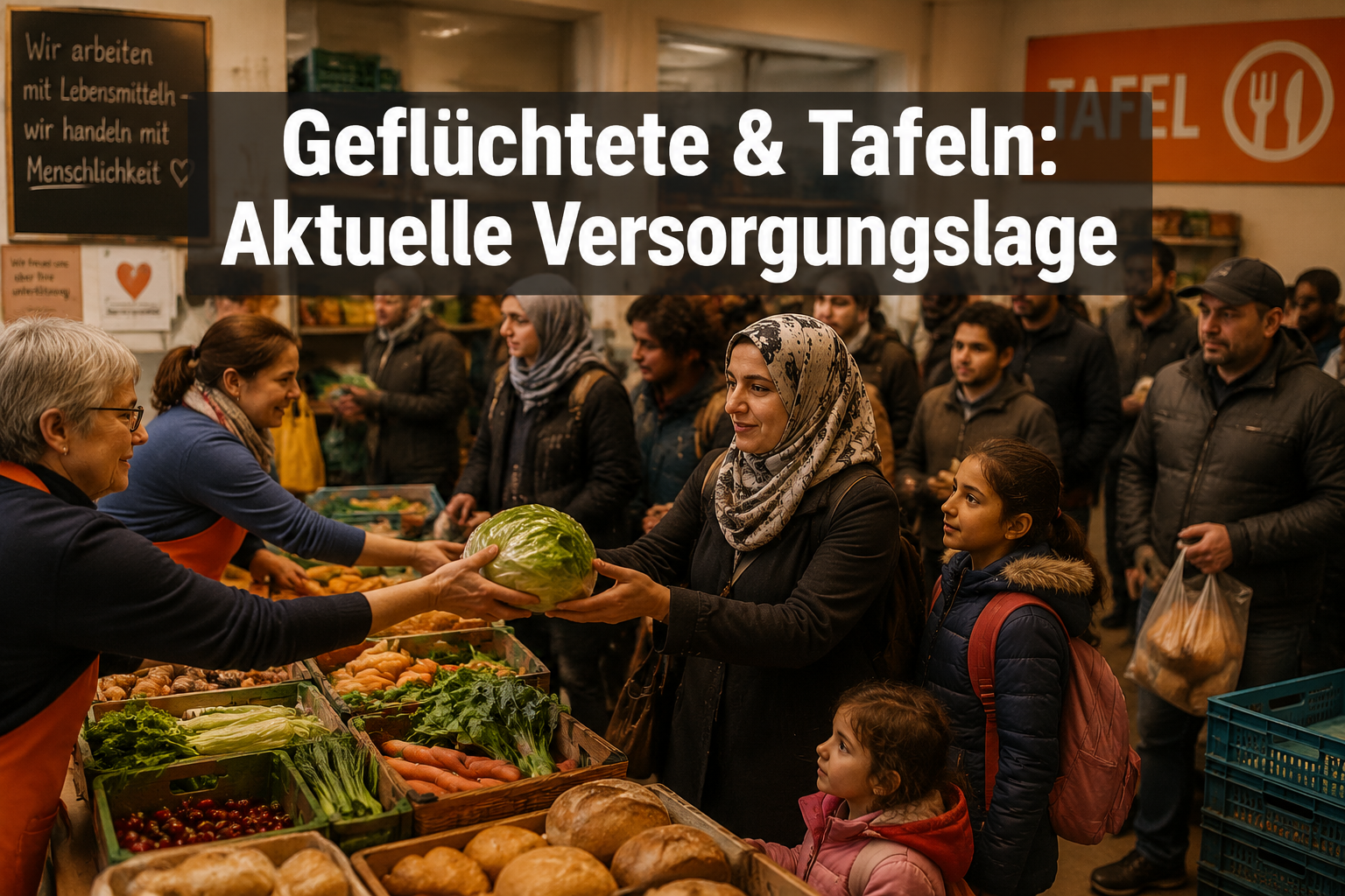Tafel Geflüchtete 2024: Aktuelle Versorgungslage und was du wissen musst