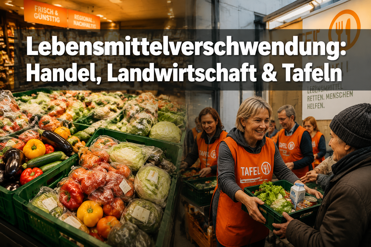 Gegen Lebensmittelverschwendung: Was Tafeln, Handel und Landwirtschaft wirklich leisten