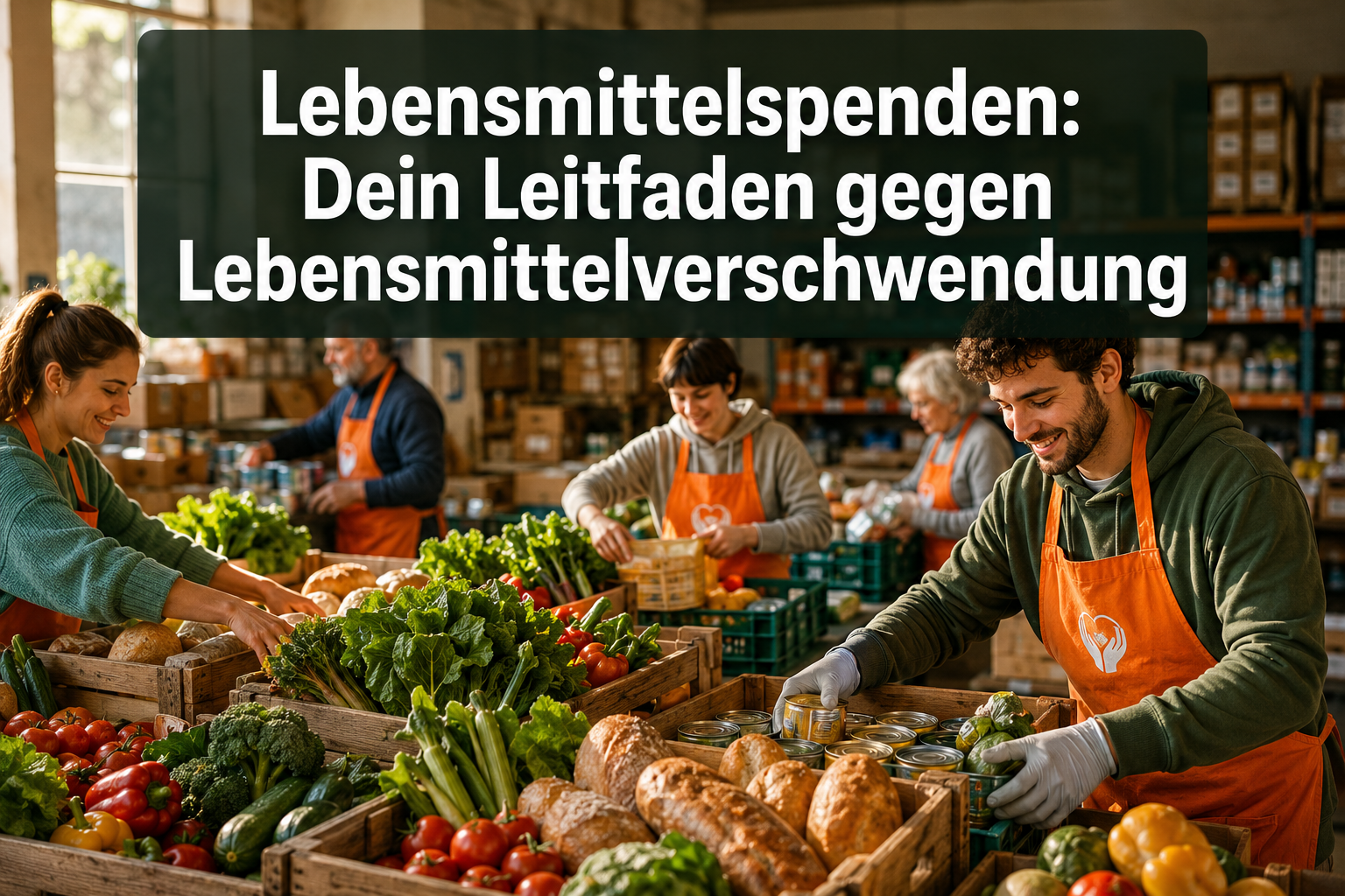 Lebensmittel spenden: Dein Leitfaden gegen Lebensmittelverschwendung