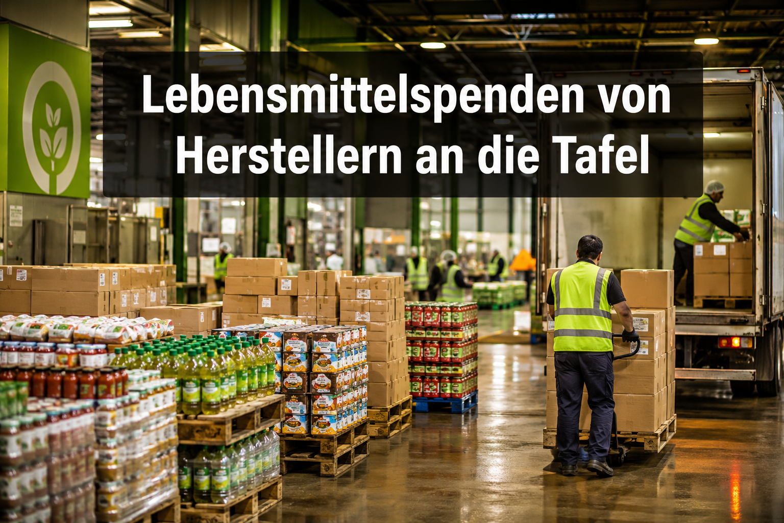 Lebensmittelspenden Hersteller: So spendest du als Produzent an die Tafel