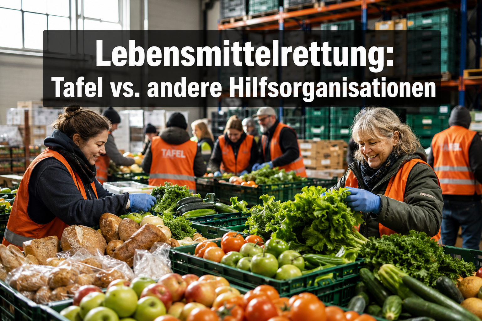 Lebensmittelrettung Tafel Akteure: Wer rettet was, und wie kannst du helfen?