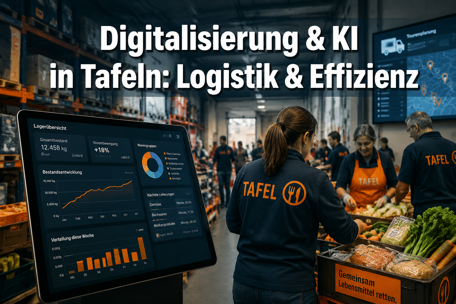 Tafel Digitalisierung: Wie KI und digitale Tools die Logistik in Tafeln verbessern