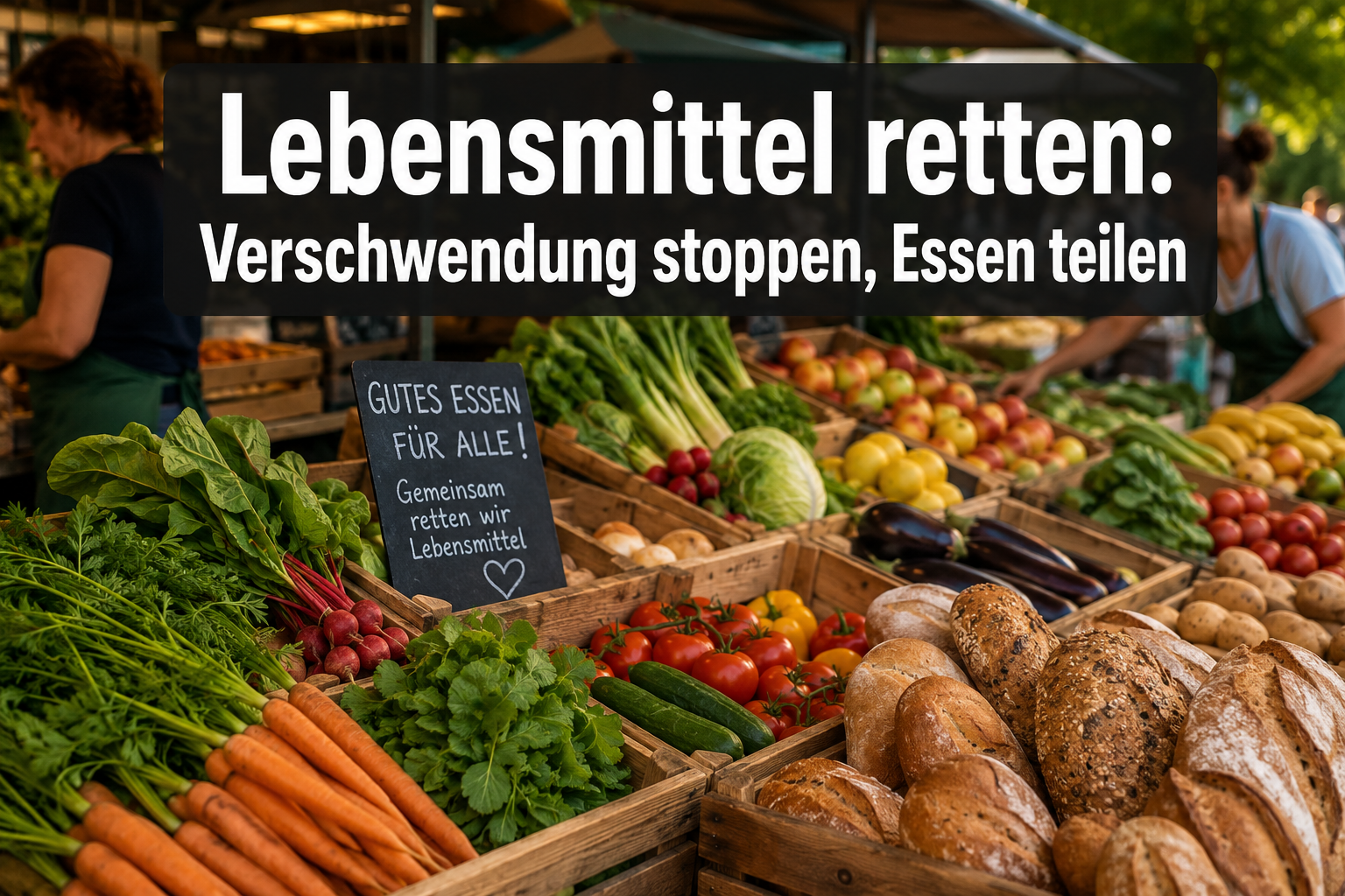 Lebensmittel retten gegen Lebensmittelverschwendung: So teilst du überschüssiges Essen sinnvoll
