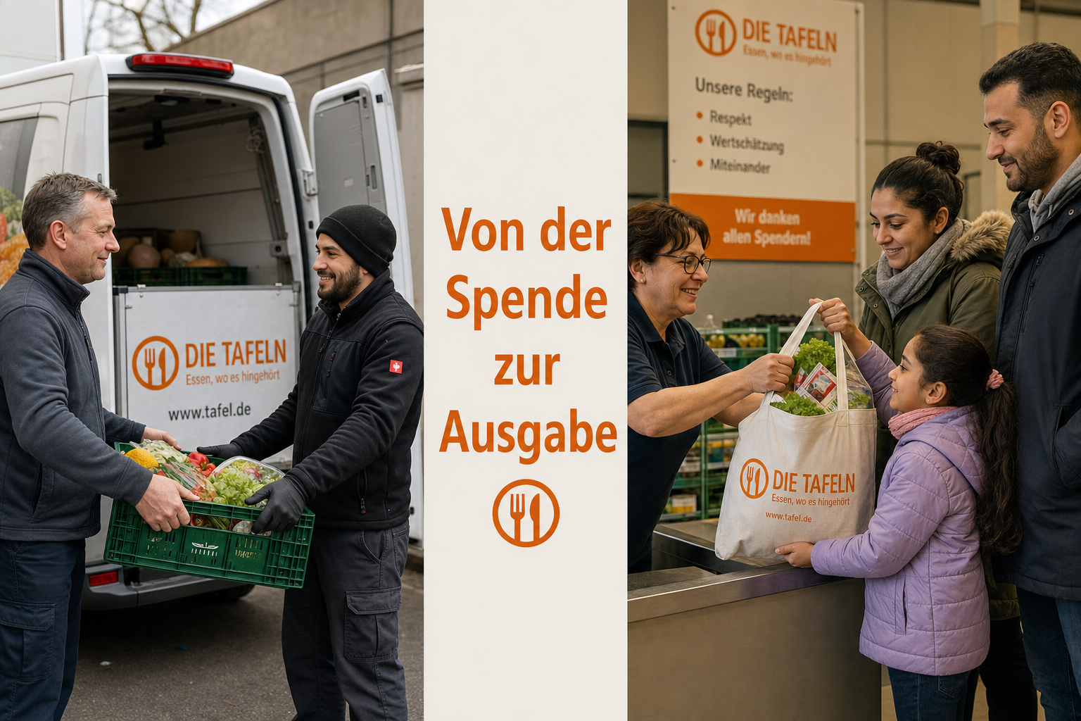 Was ist der Unterschied zwischen Tafel und anderen Lebensmittelbanken?