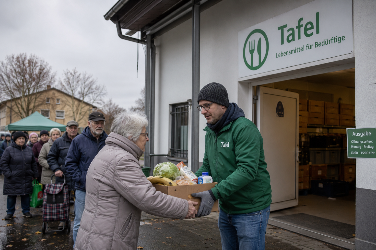 Kann ich bei der Tafel in meiner Nähe Lebensmittel spenden?