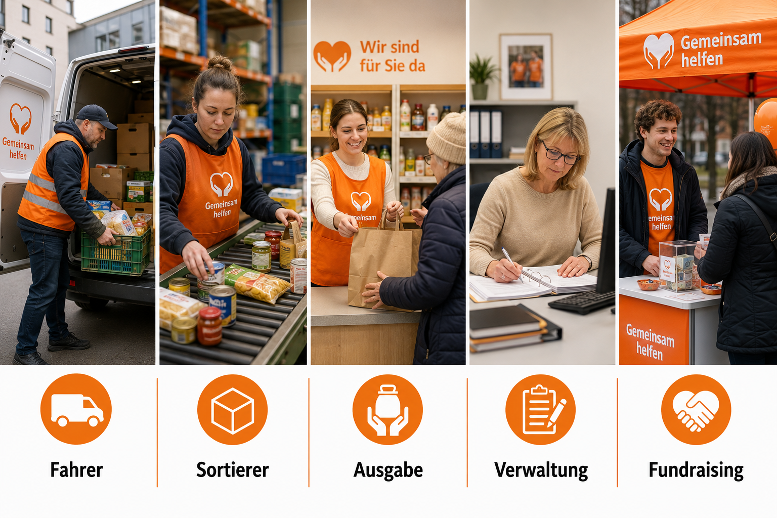 Wie werde ich Tafel-Ehrenamtlicher? Der Einstieg Schritt für Schritt