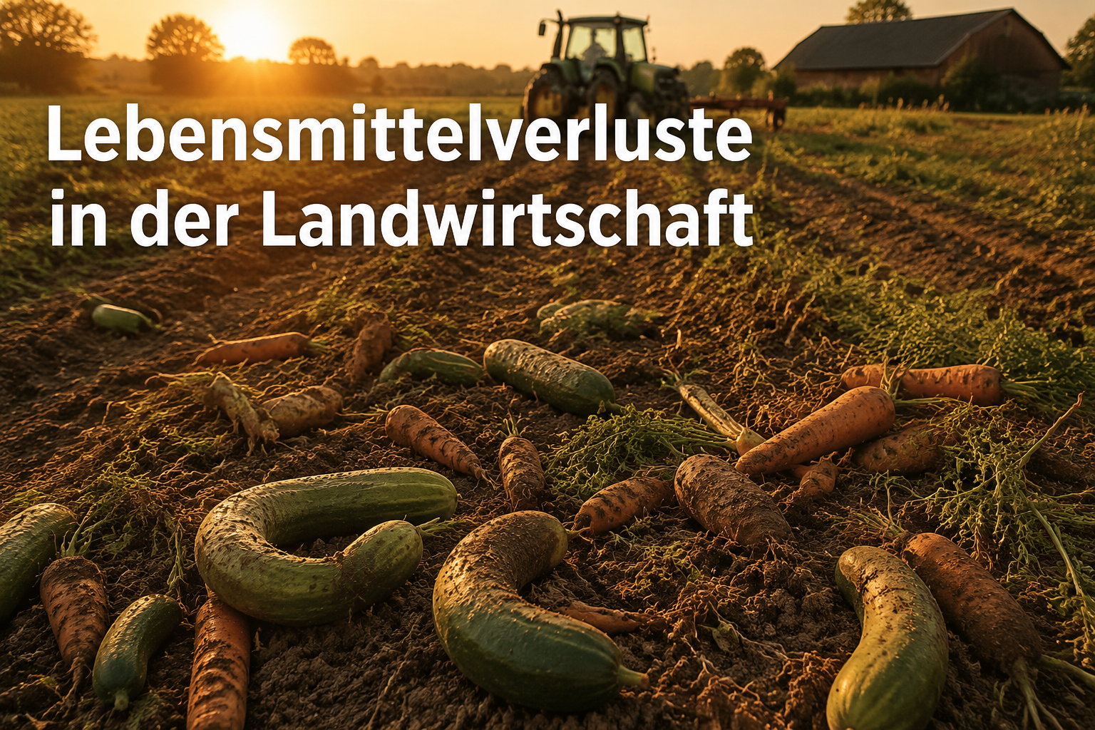 Lebensmittelverschwendung in der Landwirtschaft: Ursachen