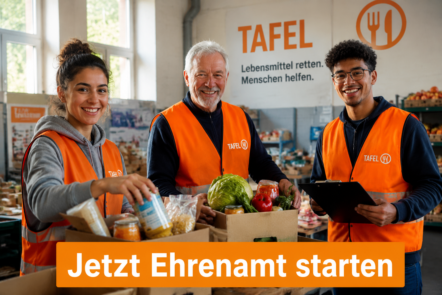 Kann ich selbst bei einer Tafel mithelfen?