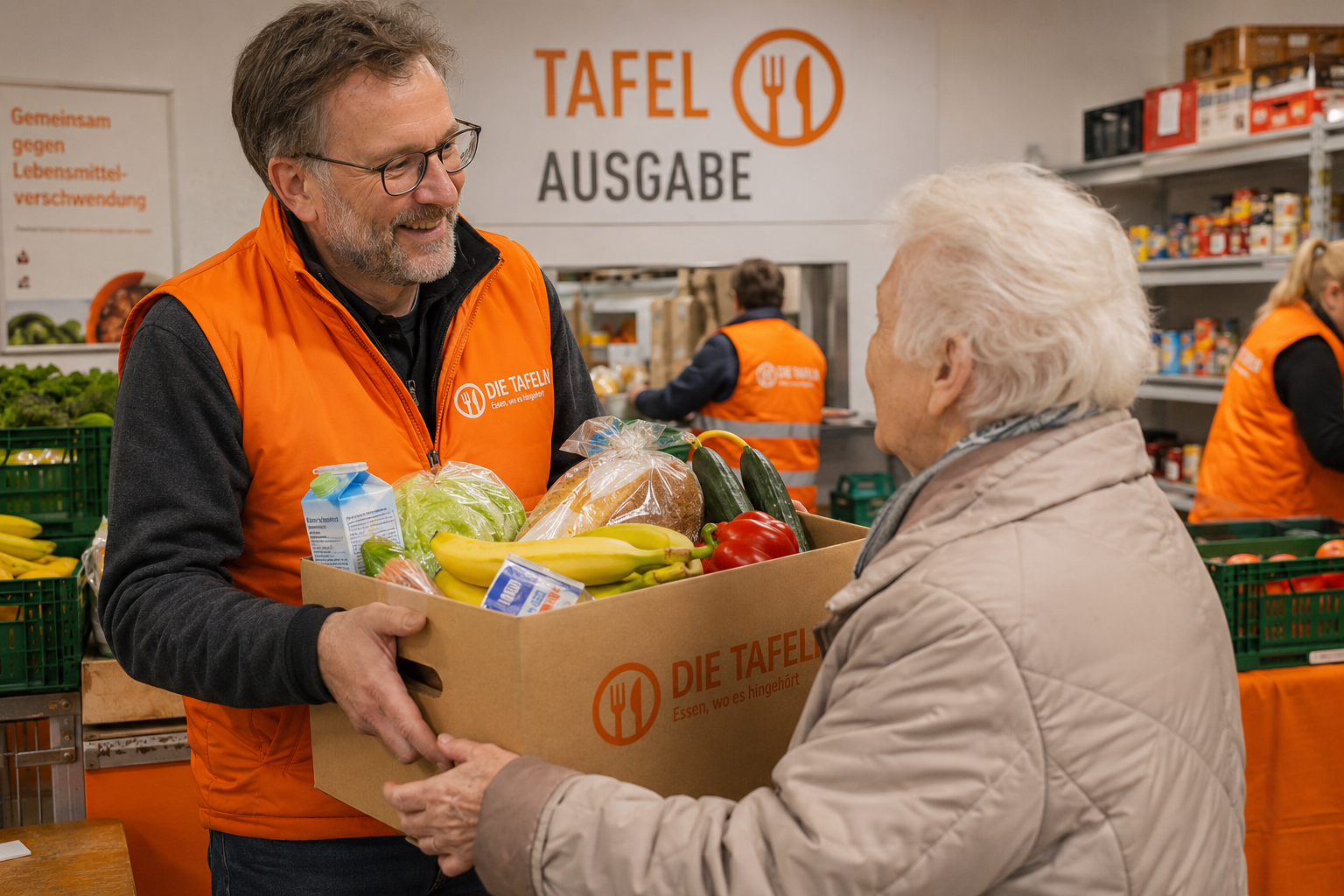 Wo kann ich Lebensmittel spenden in meiner Nähe?