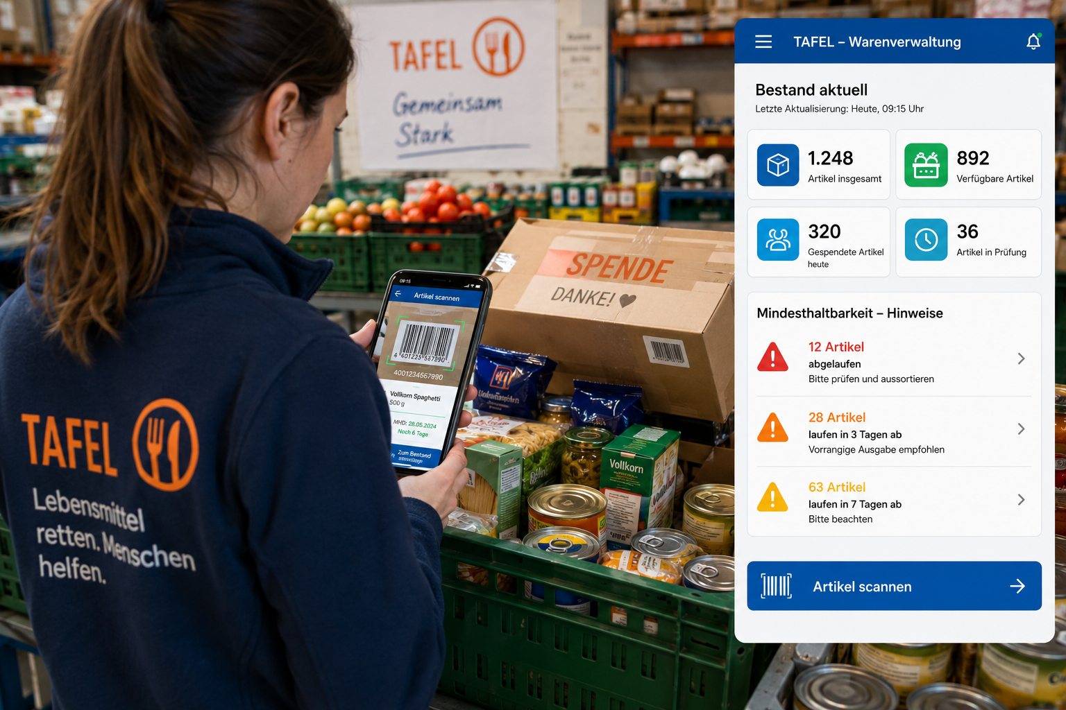 Wie KI konkret bei Tafeln eingesetzt werden kann