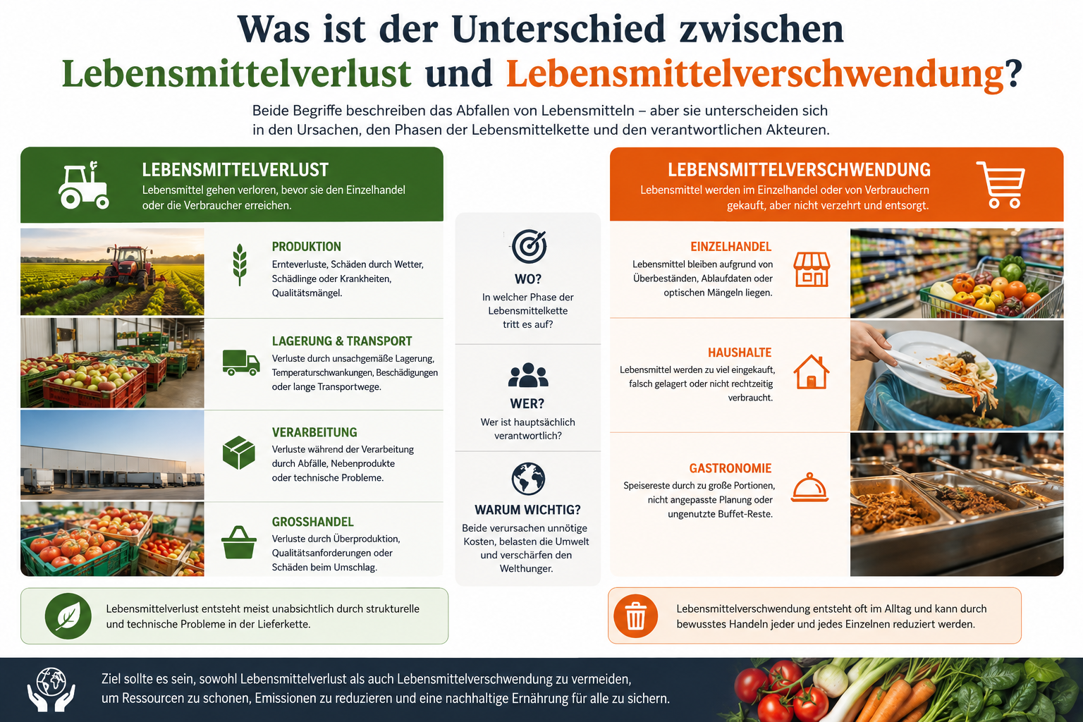 Was sind die Hauptursachen für Lebensmittelverschwendung im Haushalt weltweit?