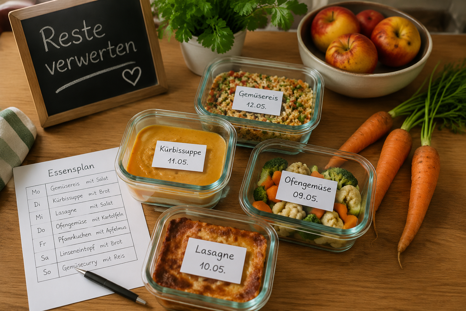 Lebensmittelverschwendung vermeiden: Tipps für den Haushalt