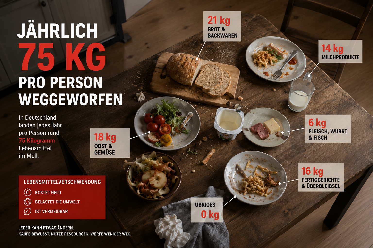 Was ist Lebensmittelverschwendung und warum ist sie ein Problem?