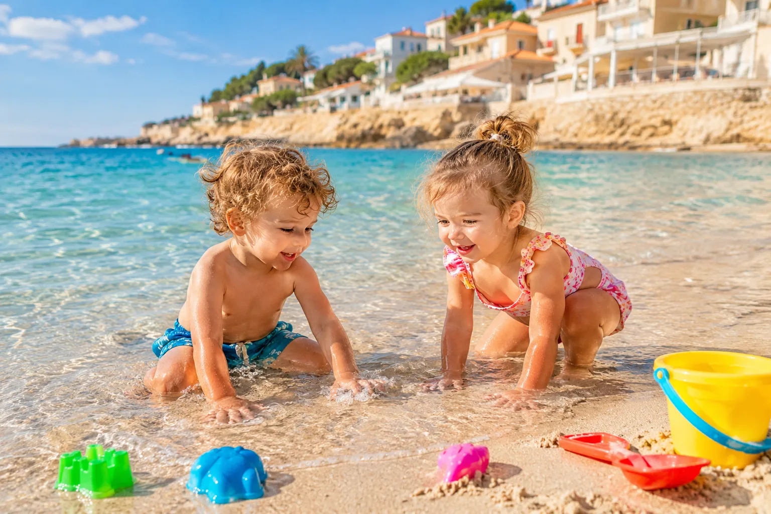 Spanien Strände für kleine Kinder seichtes Wasser