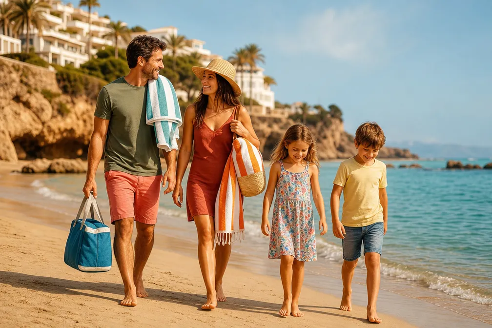 Spanien Urlaub mit zwei Kindern Budget unter 2000 Euro