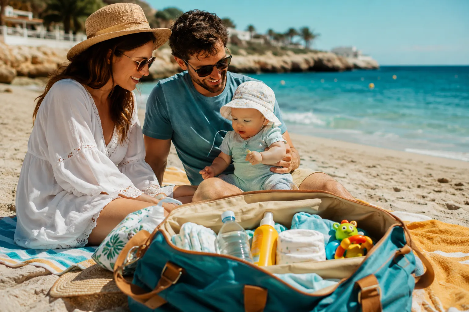 Urlaub Spanien mit Baby was mitnehmen Erfahrungen