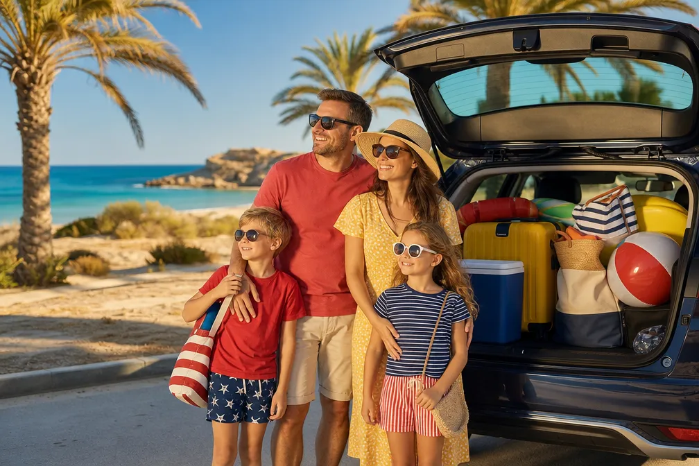 Urlaub am Meer mit Auto und Kinder