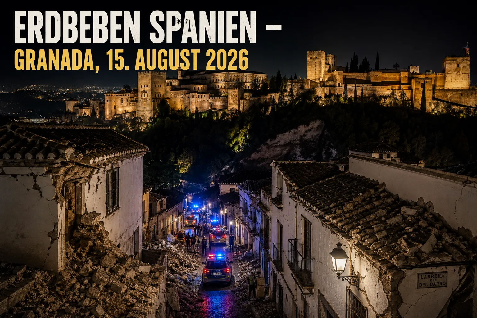 Erdbeben Spanien: Stärke 4,8 erschüttert Granada (August 2026)