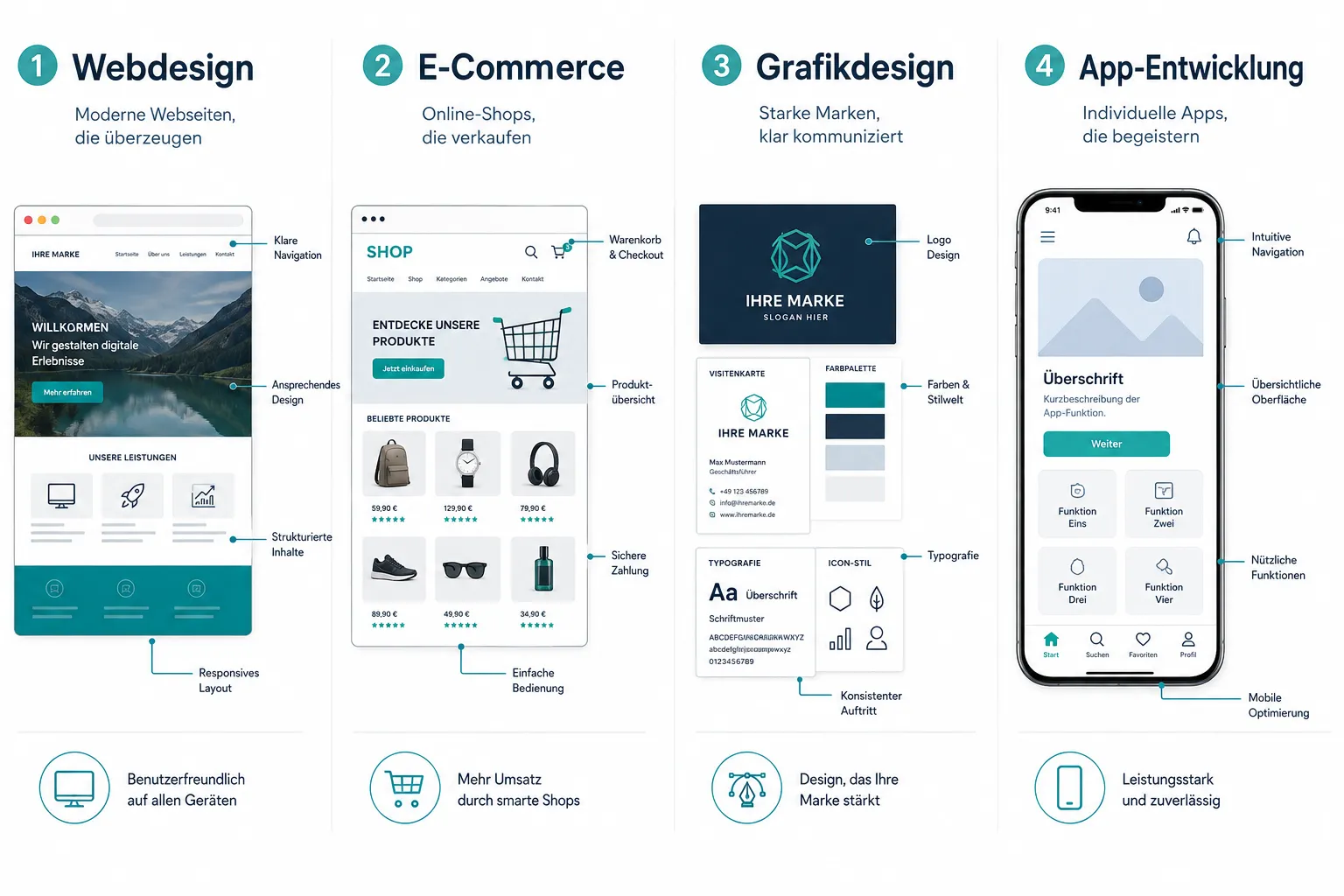 Was steckt wirklich in professionellen Web Design Services drin?