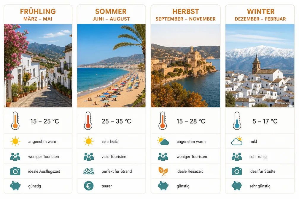 Wann ist es in Spanien nicht zu heiß für Kinder?