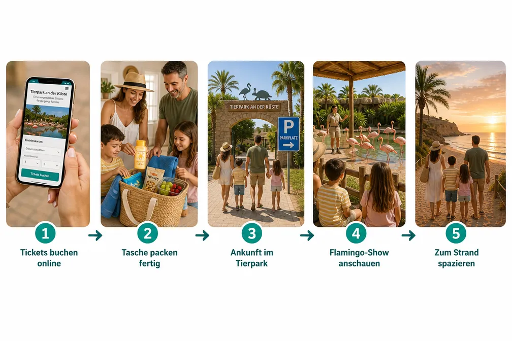 Wie lange dauert ein Tierpark-Besuch mit kleinen Kindern in Spanien?