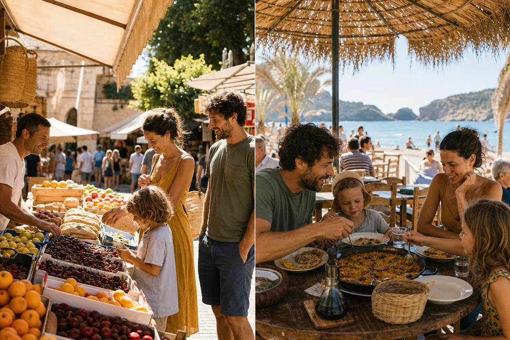 Was kostet Essen und was gibt es kostenlos in Spanien mit Kindern?